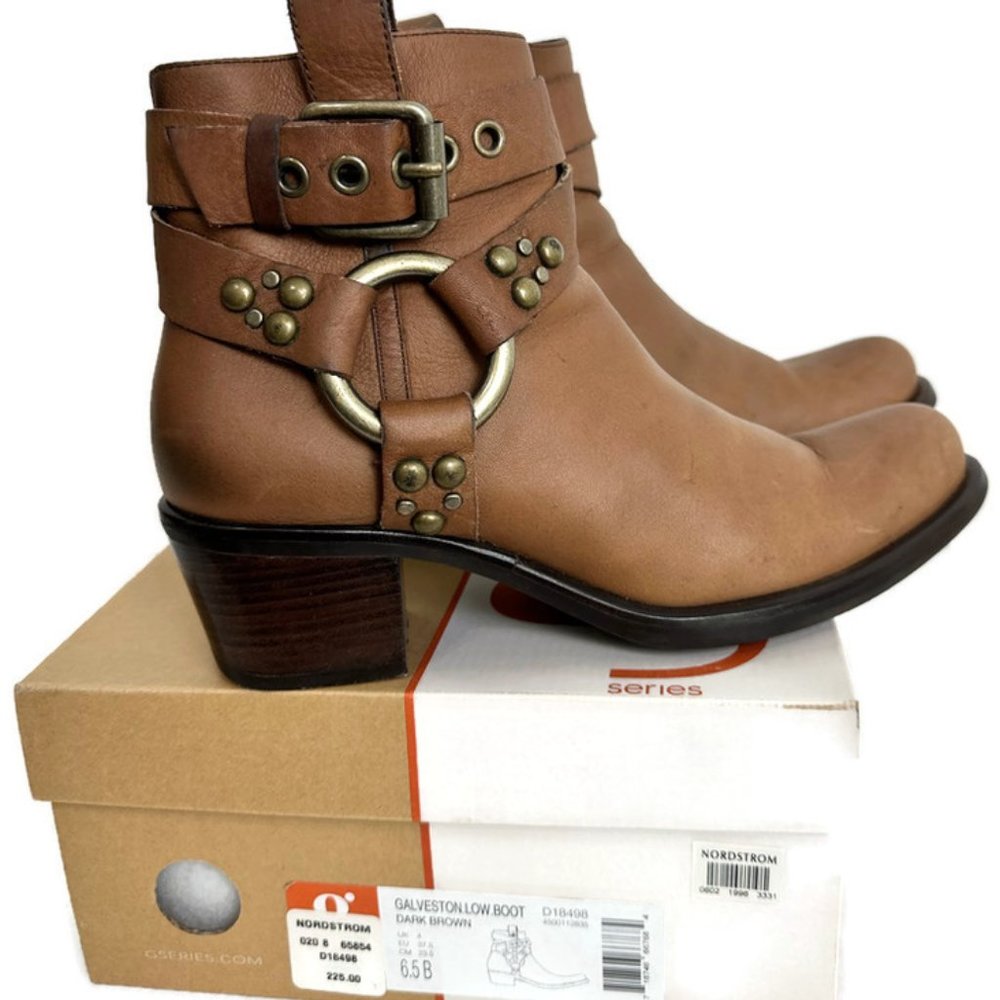 Cole Haan Galveston Low Boot gSeries,  in Dark Brown Leather Women Size 6.5B